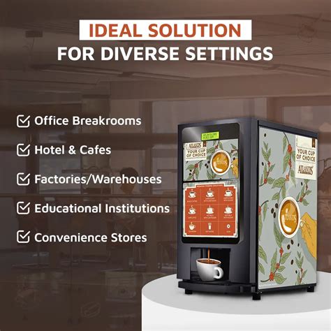 ATLANTIS SPECIAL SELECT Hot Beverage Vending Machine With 7 Options ...