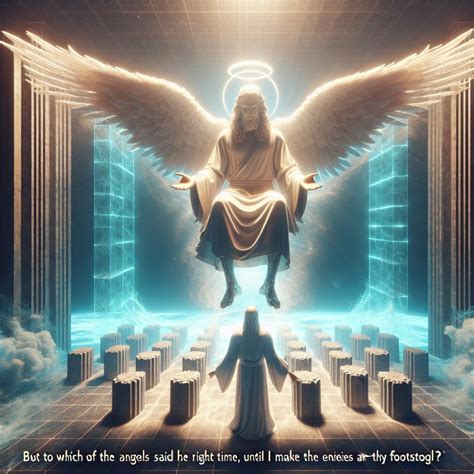 What does Hebrews 1:13 mean? | Bible Art