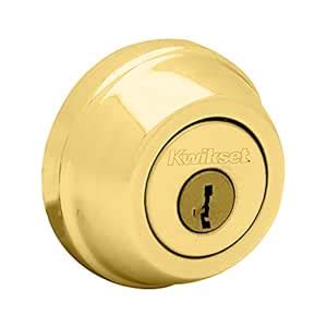 Kwikset Double Cylinder, Grade 2, Deadbolt Smartkey - Polished Brass ...