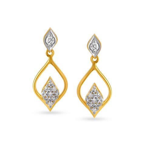 Enamouring Diamond Drop Earrings