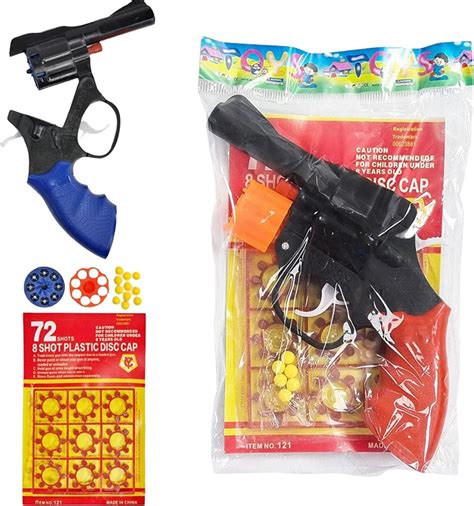 SGM Kids Cap Gun with Caps 144 shots plus gun + 3 IN 1 : Amazon.co.uk ...