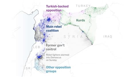 Syria’s War in Maps: Who is in Control and Who is Fighting? - The New ...