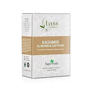 Lass Naturals Almond & Saffron Soap Premium Handmade Milk Bathing Bar ...