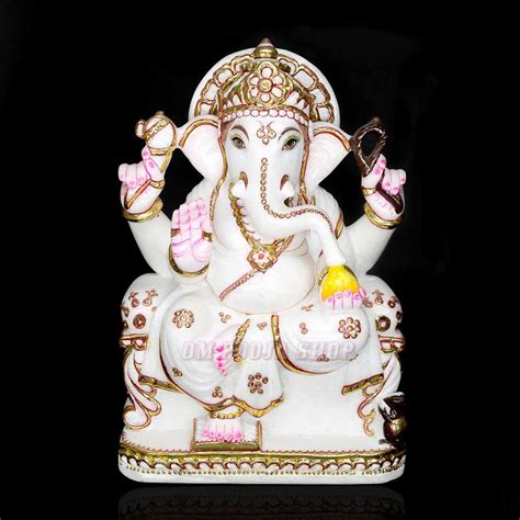 Buy Ganpati Statue in Marble Stone online USA India UK