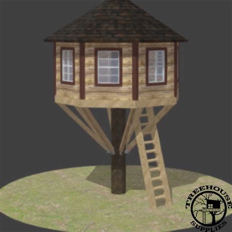 Image result for Tree House Octagonal Building
