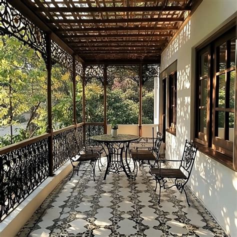 10 Breathtaking House Front Veranda Grill Design Ideas for Your Outdoor ...