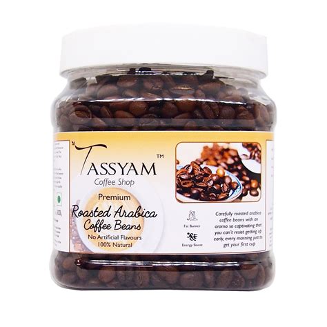 Roasted Arabica Coffee Beans 300g – Tassyam Organics