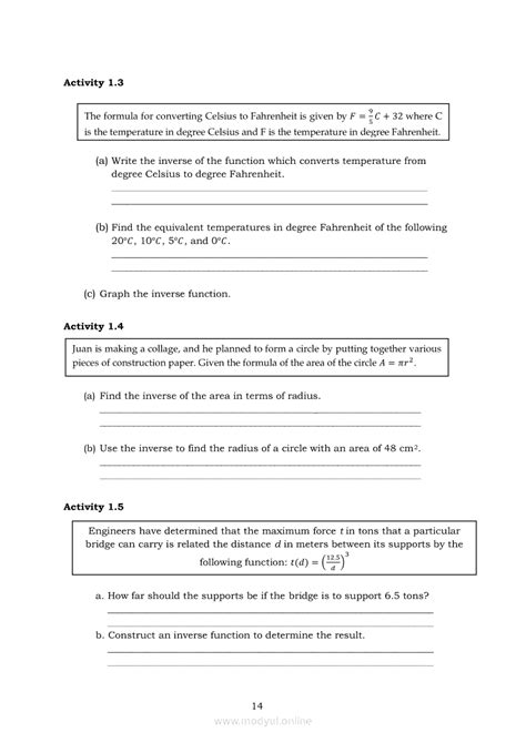 Image result for Inverse Function Real Life Problems