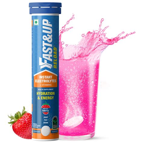 Buy Fast&Up Reload Low Sugar Energy Drink & Instant Hydration Berry ...