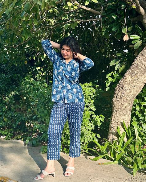 Indigo Co-ord Set – Interweave