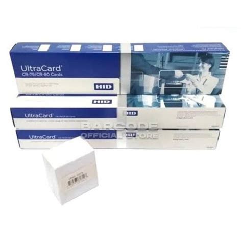 Jual Kartu PVC Blank Id Card Ultracard HID Noco CR 80 isi 500 pcs ...