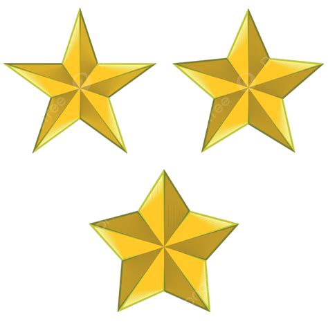 Illustration Of Three Types Of 5 Pointed Stars Design Luminaire Logo ...