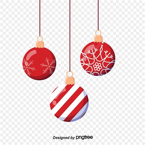Christmas Ornaments Balls PNG Transparent, Vector Hand Painted ...
