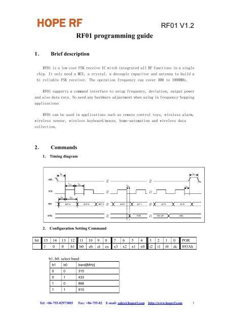 Image result for Rfm1c01 Programming