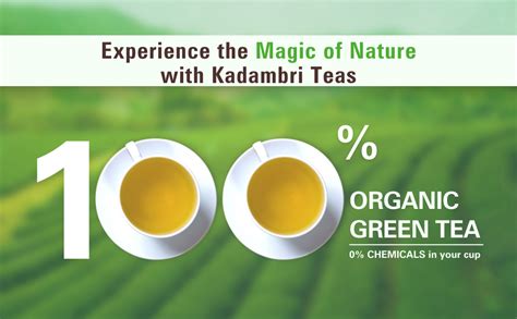 Kadambri Teas 100% Assam Organic Green Tea (Low Caffeine, High Anti ...