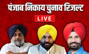 Punjab Nikay Chunav Result Live: जिला परिषद, पंचायत समिति चुनाव परिणाम ...