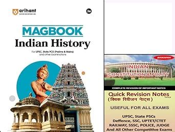 Buy 3rd Editon | Magbook Indian History | English Medium | by Arihant ...