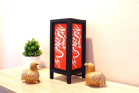 Buy Thai Decorated Thai Vintage Handmade Asian Oriental Handcraft Red ...