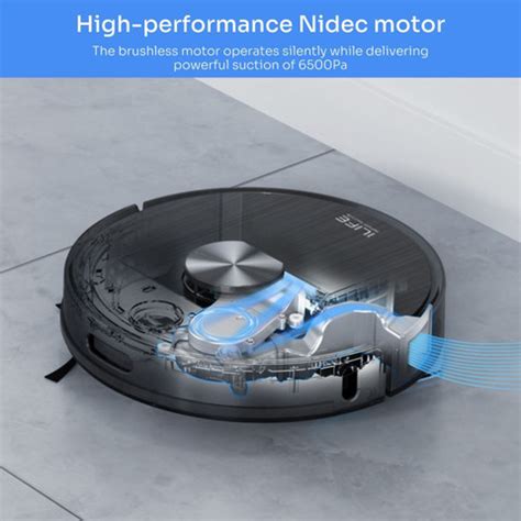 ILIFE A20 Pro LiDAR Robot Vacuum & Mop @6500Pa Suction, 5200mAh Battery ...