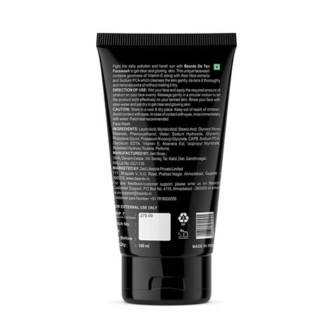 Beardo De-Tan Facewash for Men – Beardo India