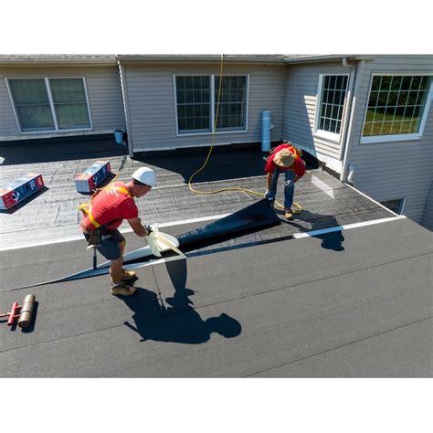 GAF Liberty Cap Sheet 3.28-ft W x 34-ft L 100-sq ft Pewter Gray Roll ...