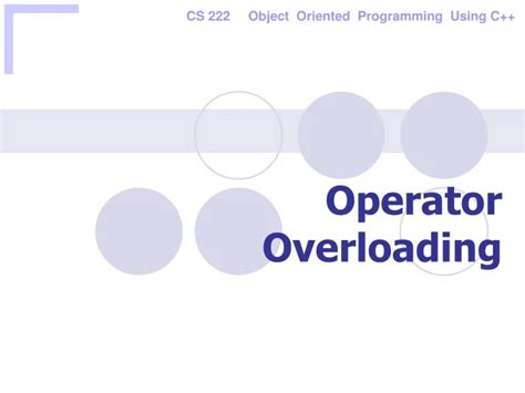 Image result for Operator Overloading in Visual Presentation