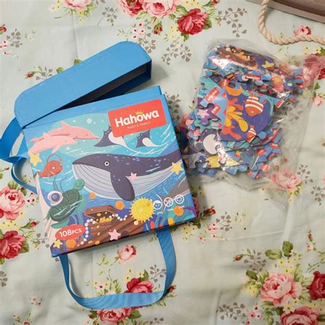 Petit Collage Rainforest Floor Puzzle + Hahowa Ocean Discovery Puzzle ...