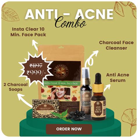 ANTI ACNE COMBO ( PACK OF 5 ) – Organicos India Store