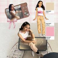 Floral Sleeveless Top in White and Pink - Littlebox India