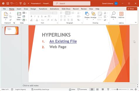 Image result for Adding Hyperlink On Contents Page PowerPoint