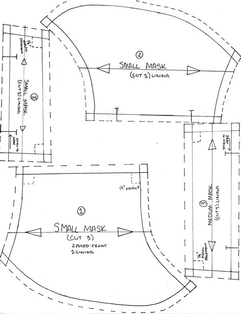 Image result for Mask Template Printable PDF