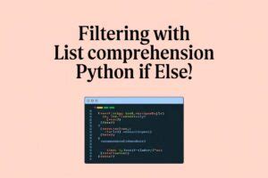 Image result for If Else List Comprehension Python