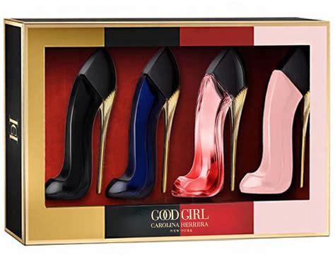 Carolina Herrera Good Girl Perfume Gift Set - 4 Mini High Heel Perfume ...