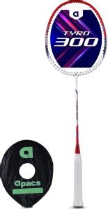 apacs Tyro 300 White, Red Strung Badminton Racquet - Buy apacs Tyro 300 ...