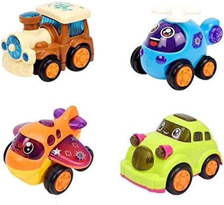 PRIME DEALS Unbreakable Pull Back Vehicles| Push and Go Crawling Toy ...