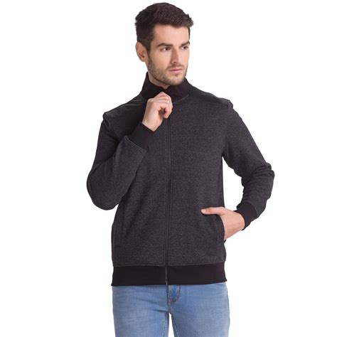 Parx Men Black Regular Fit Solid Sweatshirt – MyRaymond