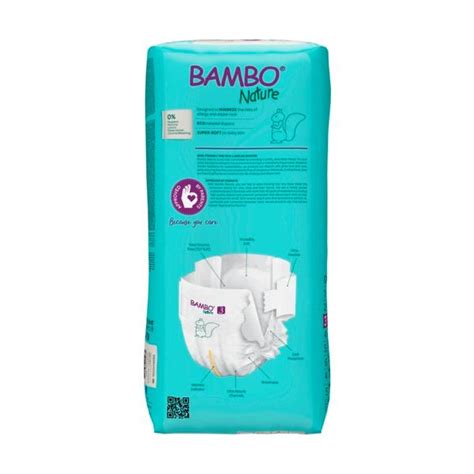 Bambo Nature Skin Friendly Tape Diapers - Medium (4-8 kgs) - Pack of 3 ...