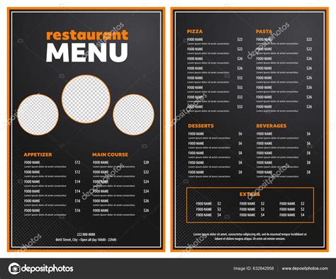 Image result for Front of Menu