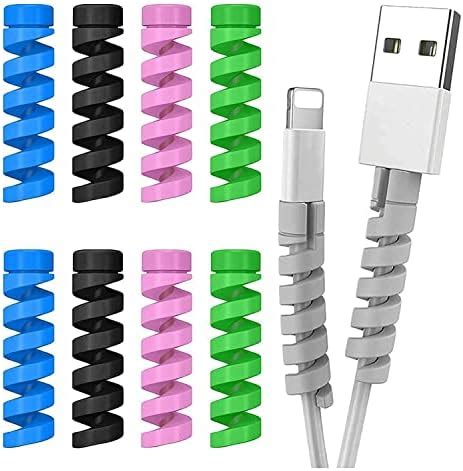 LAPSTER Spiral Charger Spiral Charger Cable Protectors for Wires Data ...