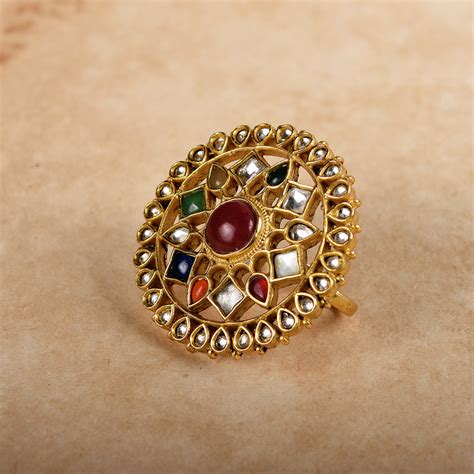 NAVRATNA CHAKRA RING – Symetree