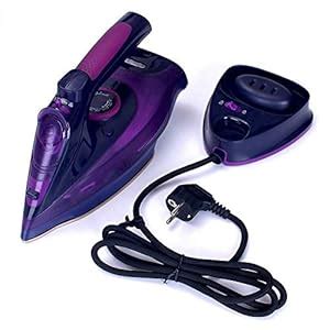 Buy VBM Cordless Iron,Steam Iron 2400W,Lightweight Portable Steam-Dry ...
