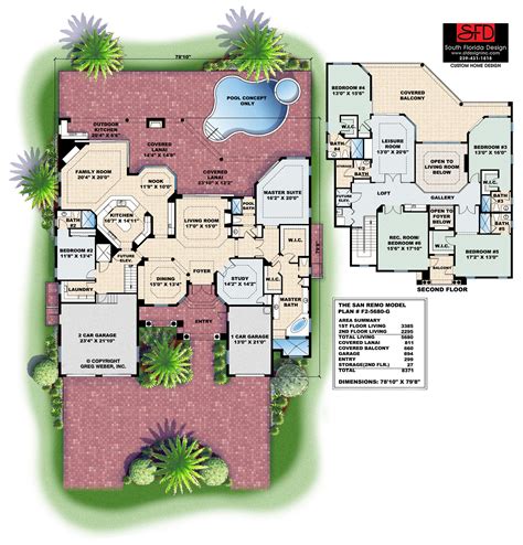 Spanish Style Floor Plans