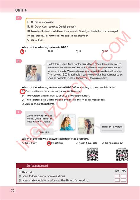 8. Sınıf İngilizce Kitabı Bilim ve Kültür Yayınları Sayfa 58, 59, 60 ...