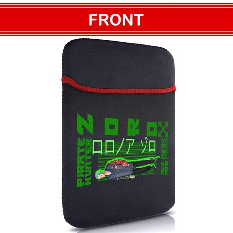 Printed Neoprene Reversible Laptop & Tablet Sleeve - Anime Zoro ...