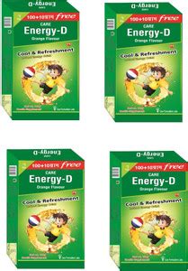 NUTRIGROW Care Glucose-D 110gm, pack of 4 Health Drink/Immunity Boost ...