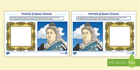 Portrait of Queen Victoria Art Activity