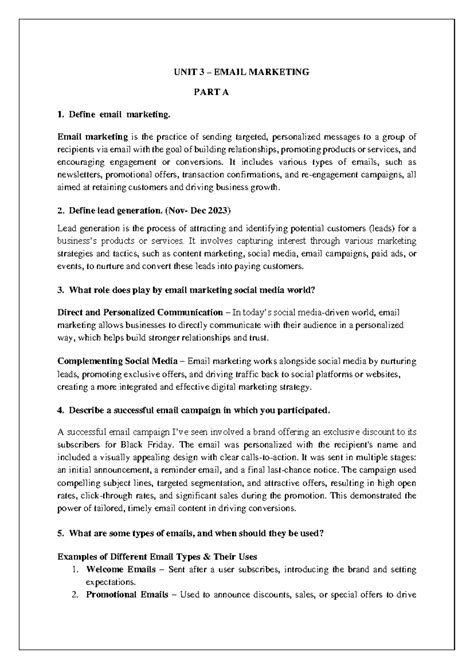 Social Media Marketing Syllabus (Unit IV) - Strategies for Engagement ...