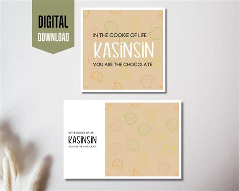 Filipino Cousin Card (kasinsin) Digital Download, Ilocano Card Instant ...