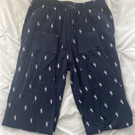 TWO PAIRS OF POLO PJ PANTS!!! Navy and grey polo... - Depop