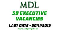 MDL Recruitment October 2013